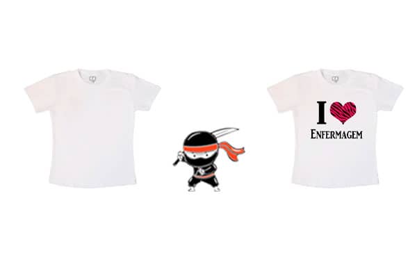 Camiseta estampada personalizada