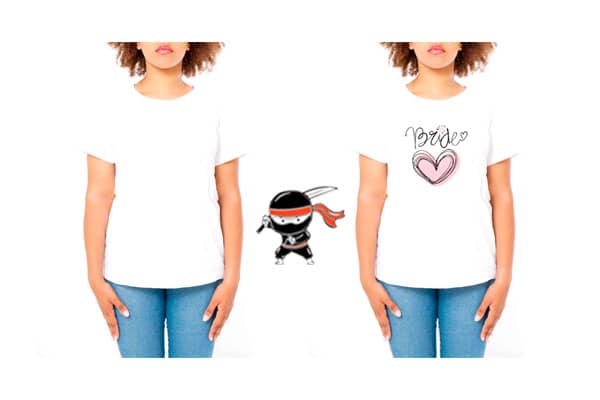 Camisetas femininas personalizadas