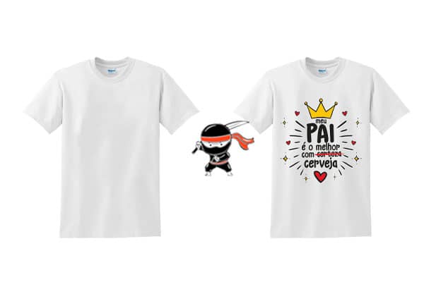 Camisetas personalizadas dia dos pais