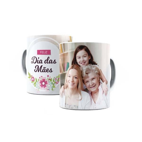 Caneca Personalizada Dia das Mães com Foto