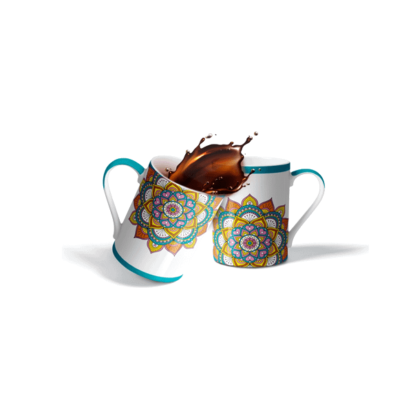 Caneca Plastica para Micro-ondas Bolo 370ml