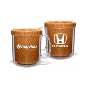 Caneca Térmica 500ML Madeira Personalizada