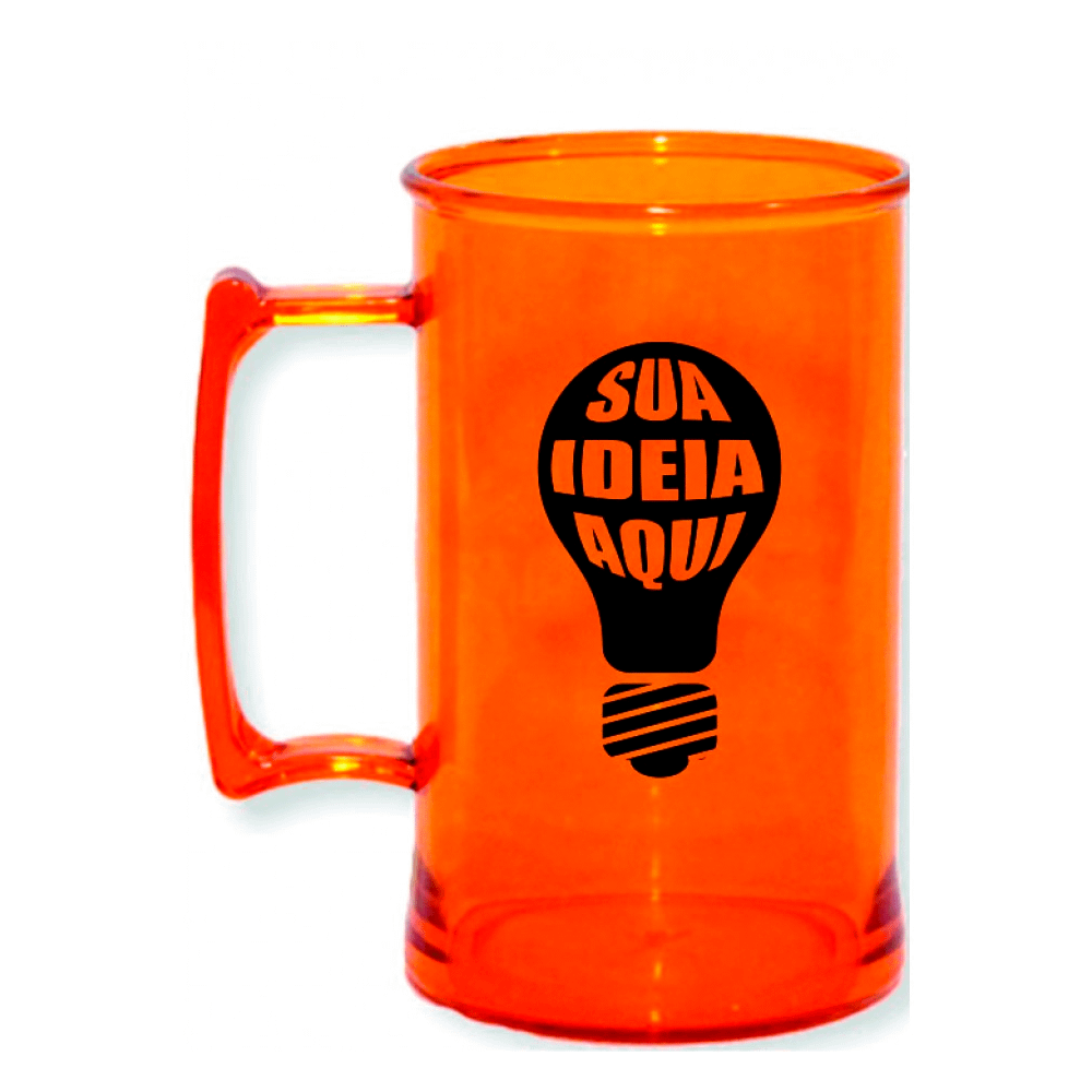 Caneca acrílico personalizada 300ml