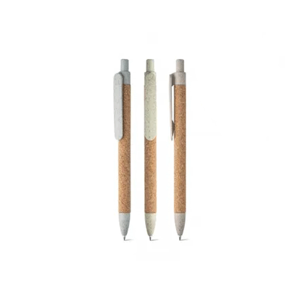 Caneta Cortiça e Aluminio Personalizada