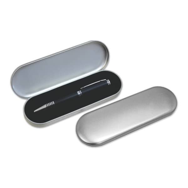 Caneta E Estojo Personalizados – Gravados Em Baixo Relevo