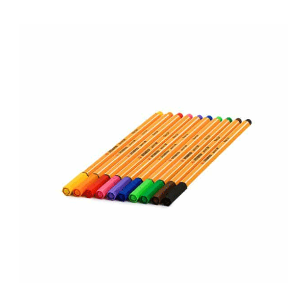 Caneta Hidrográfica Stabilo Point 88/10 Personalizada