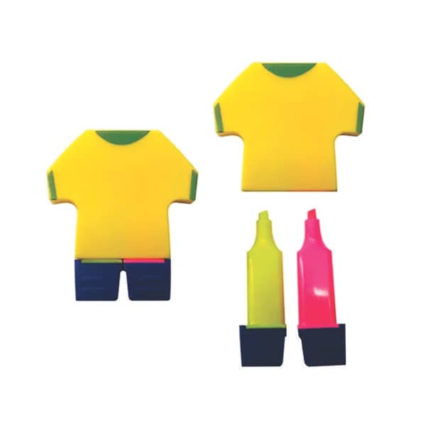 Caneta Marca Texto Formato de Camisa de Futebol Personalizada