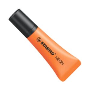 Caneta Marca Texto Stabilo Neon 54 Laranja Personalizada