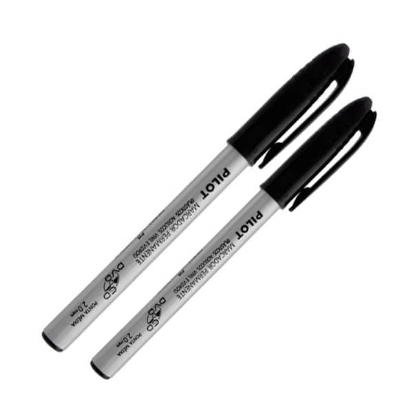 Caneta Marcador CD e DVD Permanente Preto 2,0mm