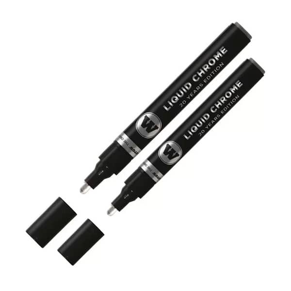 Caneta Marcador Liquid Chrome 2 mm Personalizada