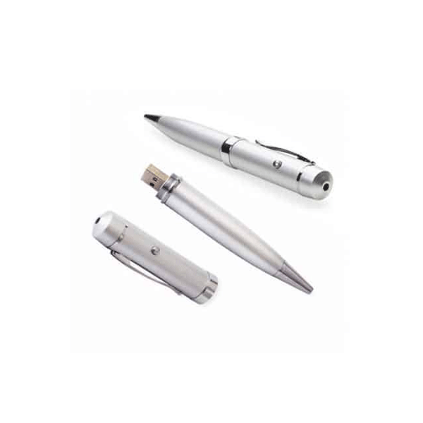 Caneta Pen Drive Métalica Personalizada