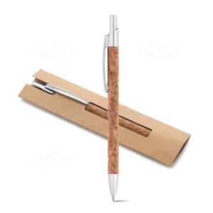 Caneta Personalizada de Metal com Cortiça