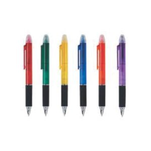 Caneta Plástica com Corpo Colorido Personalizada