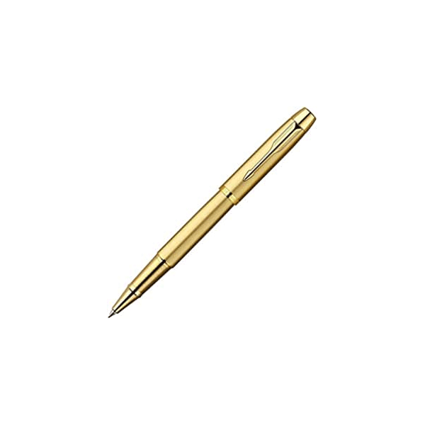 Caneta Roller Metal com Dourado Personalizada