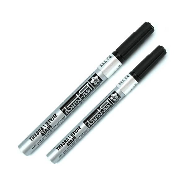 Caneta Sakura Permanente Pen Touch Marcador Couro Metal