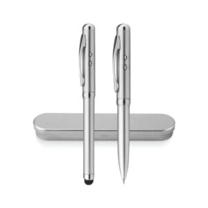 Caneta Touch com Lanterna e Point Laser
