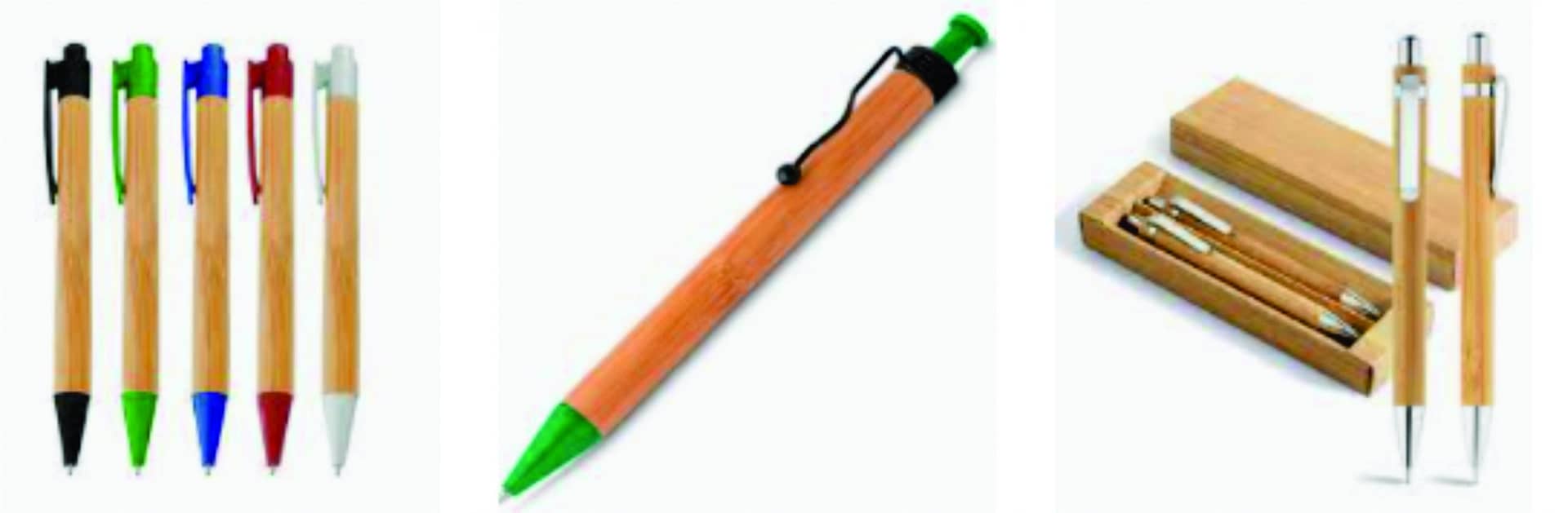 Caneta de Bambu Personalizada