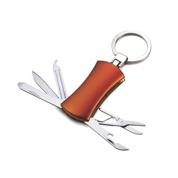 Canivete em Alumínio Tipo Chaveiro Personalizado