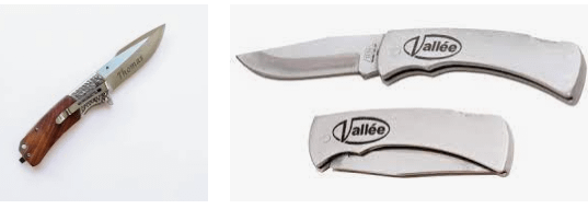 Canivete inox personalizado