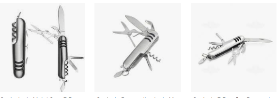 Canivetes 7 funções personalizados