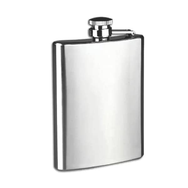 Cantil Porta Bebida 200ml em Aço Inox