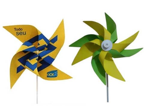 Catavento 4 Pontas Personalizado