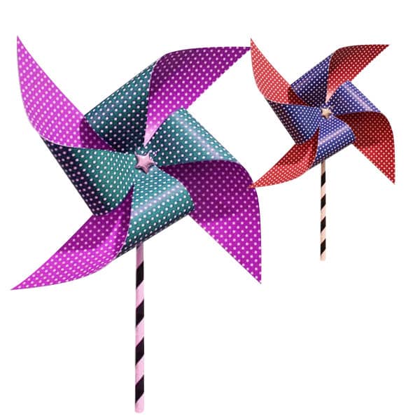 Catavento Promocional com 4 Pontas