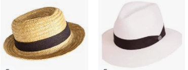 Chapéu panamá palha natural