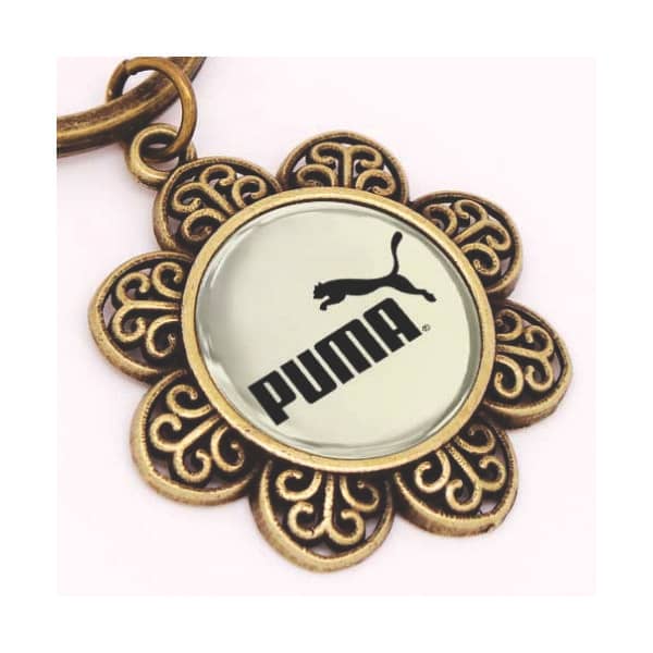 Chaveiro 3D Esmaltado c/ Acabamento Envelhecido