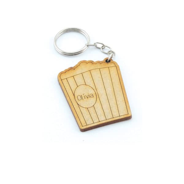 Chaveiro 3D Formato Pipoca Personalizado