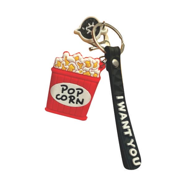 Chaveiro 3D Formato Pipoca Personalizado