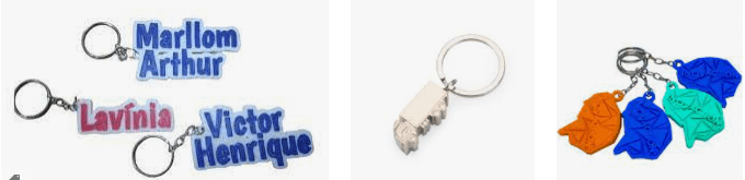 Chaveiro 3D Personalizado