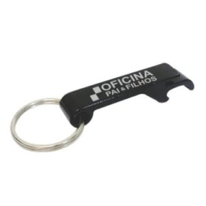 Chaveiro Abridor de Metal Personalizado a Laser