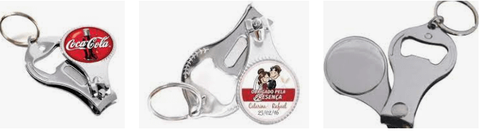 Chaveiro Abridor e Cortador de Unha