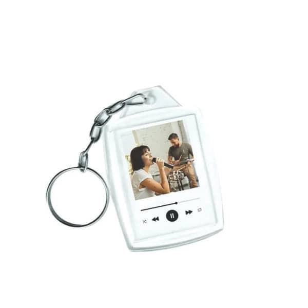 Chaveiro Acrilico Porta Foto Personalizado