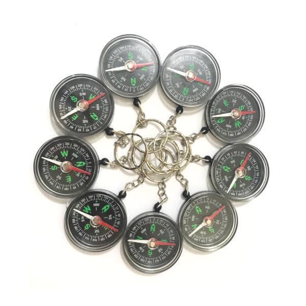 Chaveiro Bússola Redonda Individual Festa Personalizado