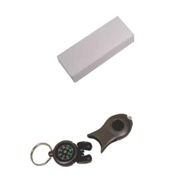 Chaveiro Bússola com Lanterna Personalizado