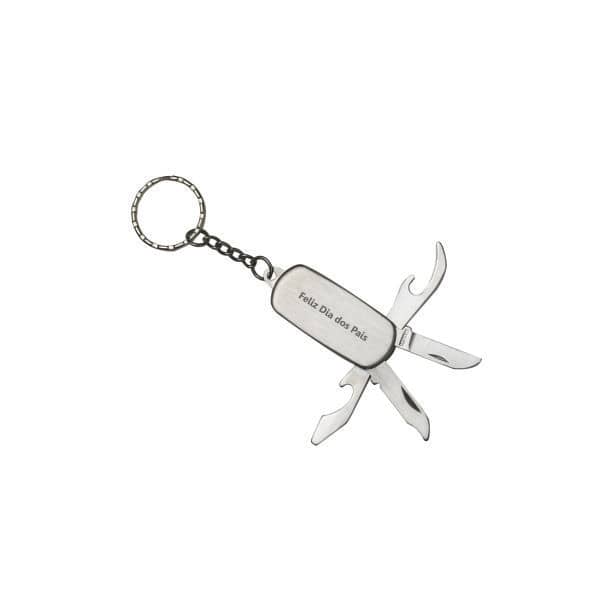 Chaveiro Canivete 4 Funções Personalizado