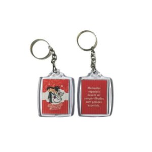 Chaveiro Casamento Acrilico Personalizado