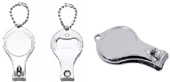 Chaveiro Cortador de Unha para Personalizar