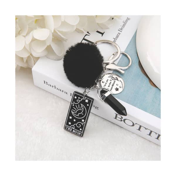 Chaveiro Cristal de Resina com a Lua