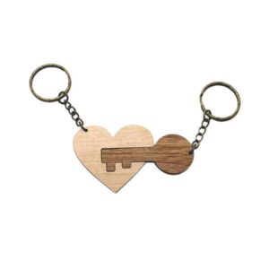 Chaveiro Ecológico Coração Personalizado