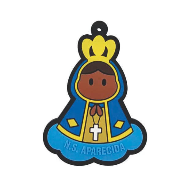 Chaveiro Emborrachado Nossa Senhora Aparecida