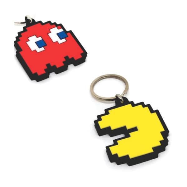 Chaveiro Emborrachado Pac-Man Brinde