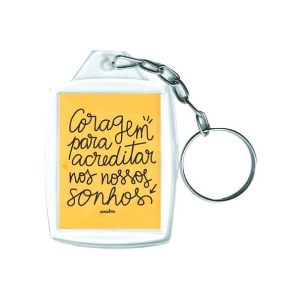 Chaveiro Frases Acrilico Personalizado 60 Peças