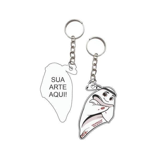 Chaveiro Injetado Mascote da Copa