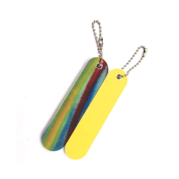 Chaveiro Multicolor Lixas Personalizadas