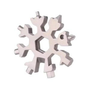 Chaveiro Multiferramenta de Aço Floco de Neve