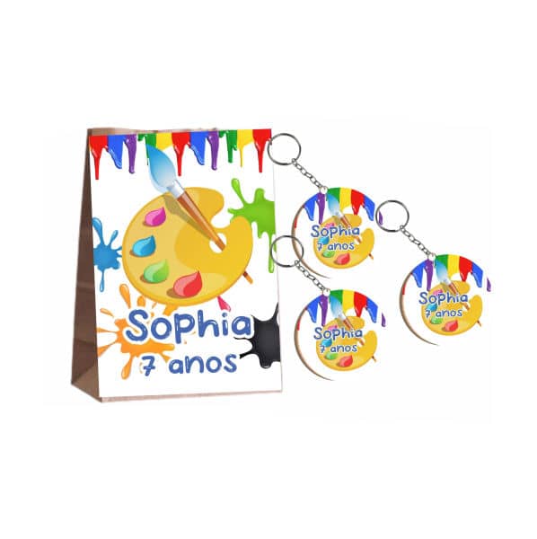 Chaveiro Sacola Lembrança Personalizada
