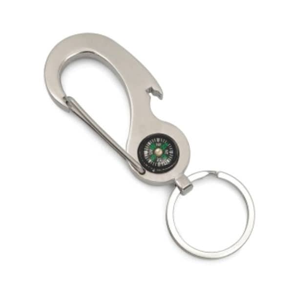 Chaveiro Multifunção com Bússola para Presente Personalizado